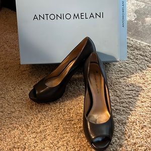 Antonio Melani heels black 7 M size